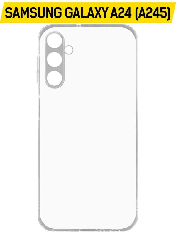Чехол-накладка Krutoff Clear Case для Samsung Galaxy A24 (A245)