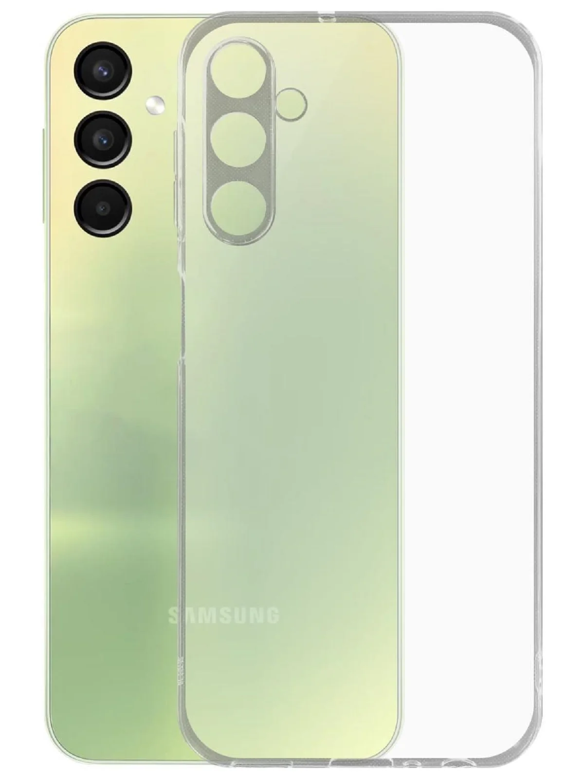 Чехол-накладка Krutoff Clear Case для Samsung Galaxy A24 (A245)