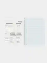 Предметные тетради 48 л набор A5 в клетку и линейку 12 штук, SoftTouch, Brauberg Esthetics