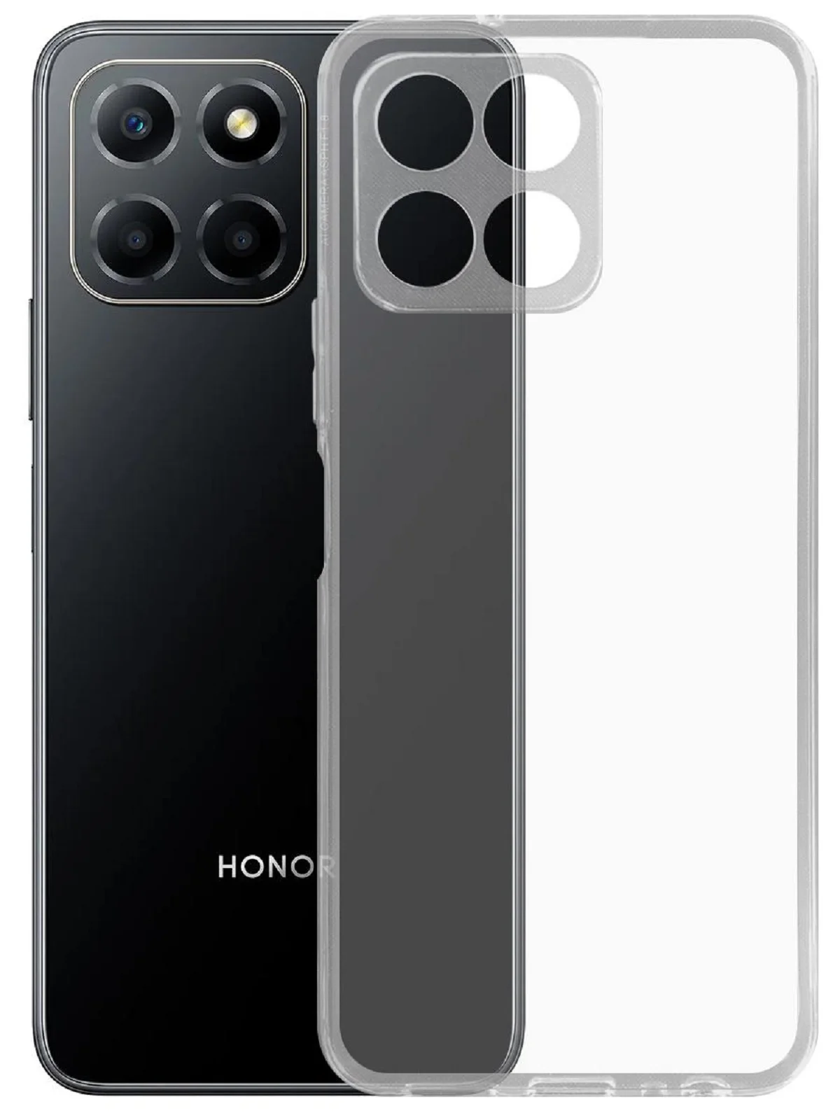 Чехол-накладка Krutoff Clear Case для Honor X8 5G