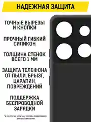 Чехол-накладка Krutoff Soft Case для INFINIX Smart 7 HD черный