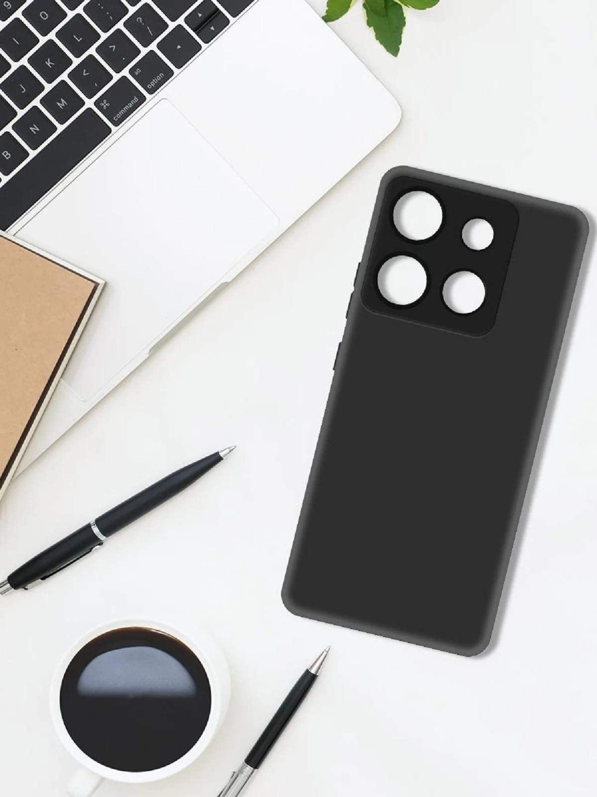 Чехол-накладка Krutoff Soft Case для INFINIX Smart 7 HD черный
