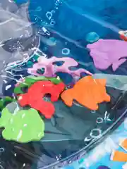 Голубой детский аква коврик