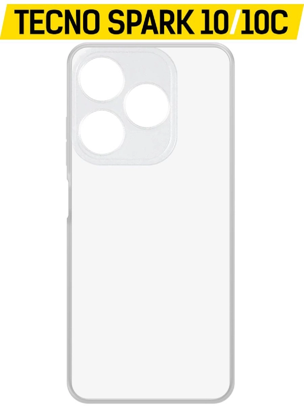 Чехол-накладка Krutoff Clear Case для TECNO Spark 10/10C