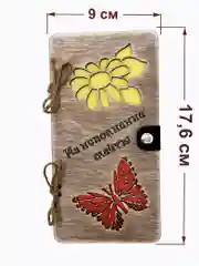 Подарочный конверт для денег деревянный (купюрница) "На исполнение мечты"
