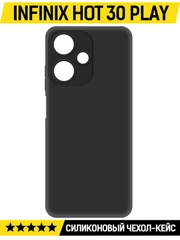 Чехол-накладка Krutoff Soft Case для INFINIX Hot 30 Play черный