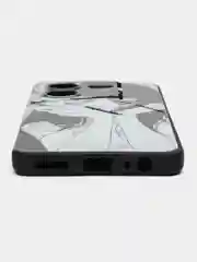 Белый чехол для Tecno Pova 5 Pro с принтом, с рисунком (Пова 5 Про)