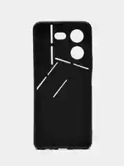 Белый чехол для Tecno Pova 5 Pro с принтом, с рисунком (Пова 5 Про)
