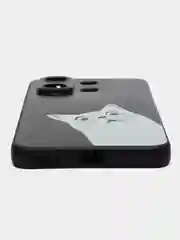 Белый чехол для Xiaomi Redmi Note 13 4G с принтом, с рисунком (Нот 13 4 Джи)