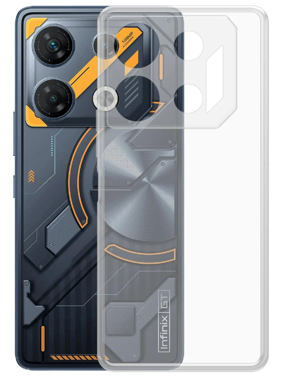 Чехол-накладка Krutoff Clear Case для INFINIX GT 10 Pro