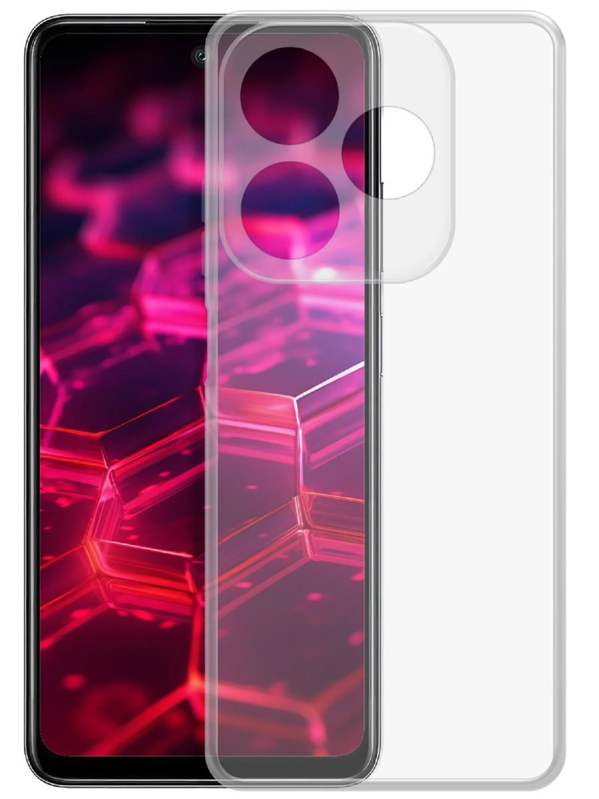 Чехол-накладка Krutoff Clear Case для ITEL P55