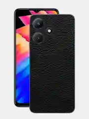 Угольный защитная пленка для Infinix Hot 30i под карбон на заднюю часть,под кожу на зад, крышку