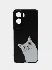 Бронзовый чехол для Honor 90 Lite с принтом, с рисунком (Хонор 90 Лайт)