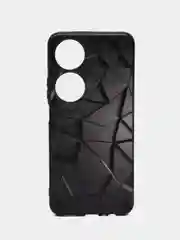 Тёмно-серый чехол для Honor X7B с принтом, с рисунком (Хонор Икс 7Б/Икс 7Б)