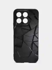 Тёмно-серый чехол для Honor X8B с принтом, с рисунком (Хонор Икс 8Б/Икс 8Б)