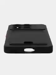 Черный чехол для Xiaomi Poco X6 Pro (Сяоми Поко Х6 Про), с карманом для карт