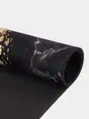 Черный коврик для ванной и туалета противоскользящий