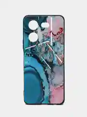 Фуксия чехол для Tecno Pova 5 Pro с принтом, с рисунком (Пова 5 Про)