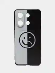 Золотистый хаки чехол для Xiaomi Redmi Note 13 4G с принтом, с рисунком (Нот 13 4 Джи)