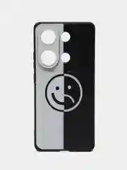 Золотистый хаки чехол Xiaomi Redmi Note 13 Pro 4G / Poco M6 Pro 4G с принтом с рисунком Нот 13 Про 4 Джи