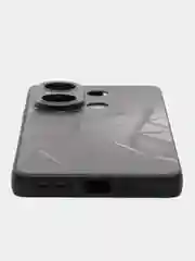 Тёмно-серый чехол Xiaomi Redmi Note 13 Pro 4G / Poco M6 Pro 4G с принтом с рисунком Нот 13 Про 4 Джи
