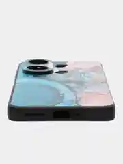 Тёмно-серый чехол Xiaomi Redmi Note 13 Pro 4G / Poco M6 Pro 4G с принтом с рисунком Нот 13 Про 4 Джи