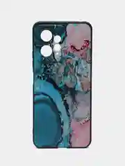 Фуксия чехол для Xiaomi Redmi Note 12 4G  с принтом, с рисунком (Редми Нот 12 4 Джи)