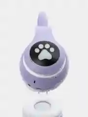 Фиолетовый беспроводные детские Bluetooth наушники "Cat STN 28", на русском языке, с кошачьими ушками