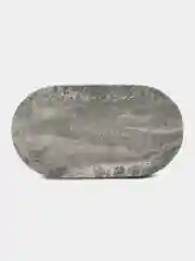 Угольный подставка-поднос для свечей и украшений, из гипса