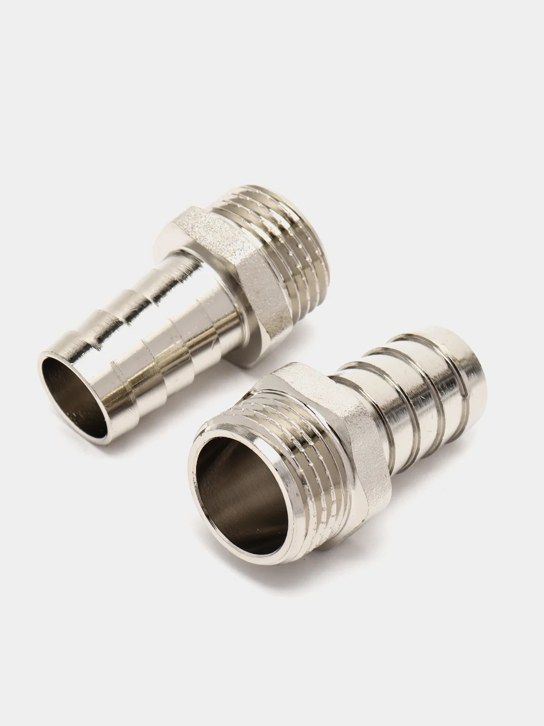 Штуцер 1/2" наружняя резьба AQUALINK + хомут для шланга. Упаковка - 2 штуки