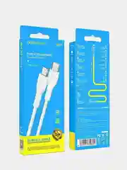 Белый кабель USB-C Apple iPhone Lightning Borofone BX51 PD быстрая зарядка для айфона iphone