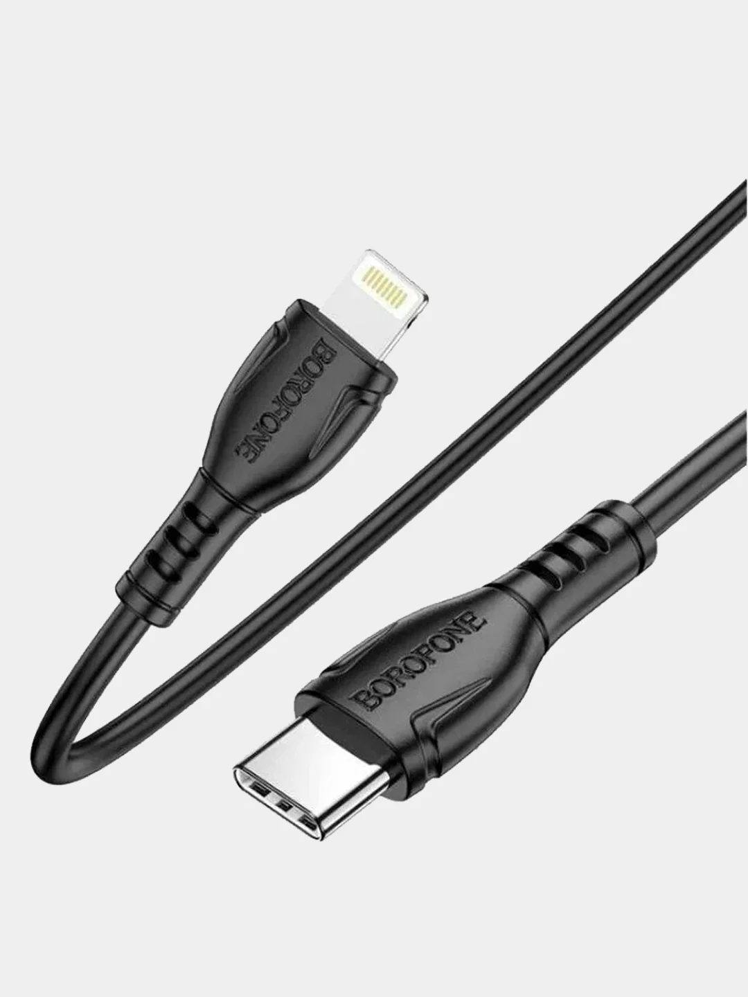 Белый кабель USB-C Apple iPhone Lightning Borofone BX51 PD быстрая зарядка для айфона iphone