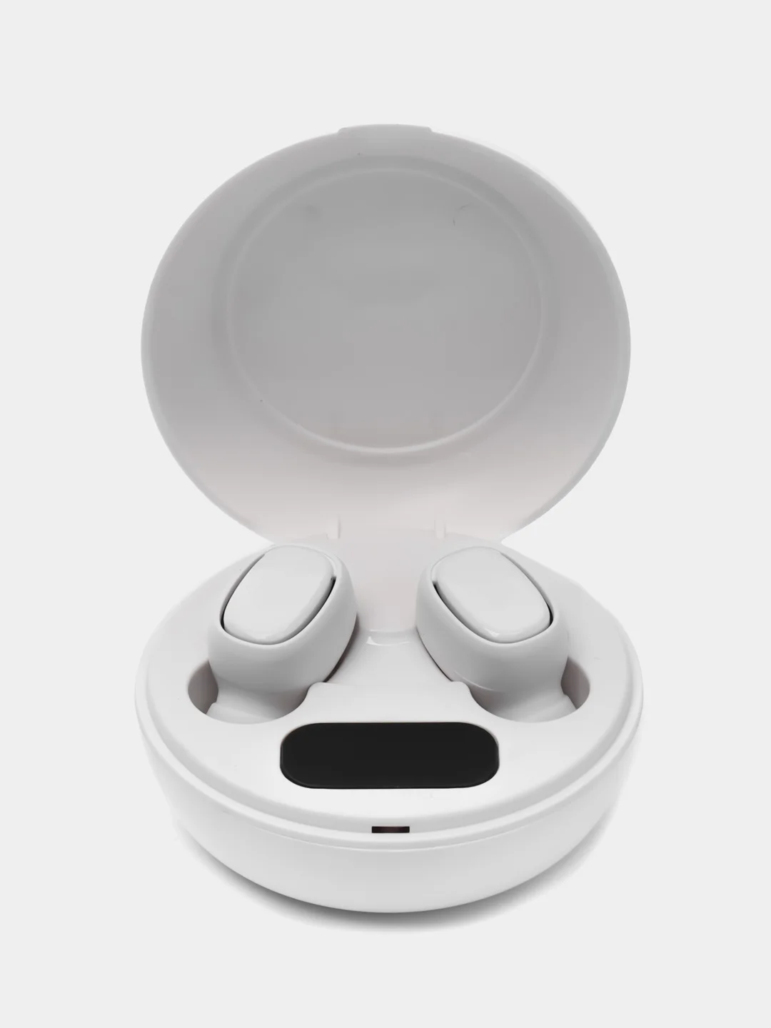 Наушники беспроводные с микрофоном, Bluetooth, microUSB, USB, белый