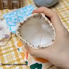 Косметичка тканевая непромокаемая "персики"