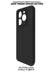 Чехол-накладка Krutoff Silicone Case для TECNO Spark 20 Pro черный