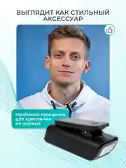 Черный микрофон петличный, петличка, беспроводной для Type-C, для iPhone, USB, 2 шт