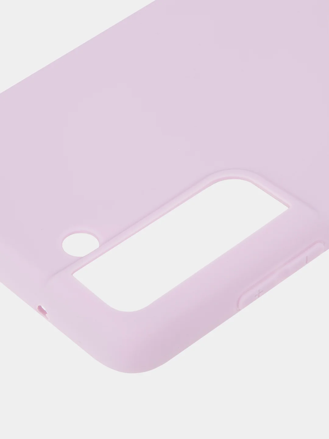 Фиолетовый чехол для Samsung Galaxy S21 FE силиконовый  BROSCORP матовый / прозрачный с защитой камер