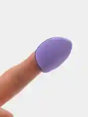 Фиолетовый спонж для макияжа. / Пальчиковый спонжик / Косметическая губка