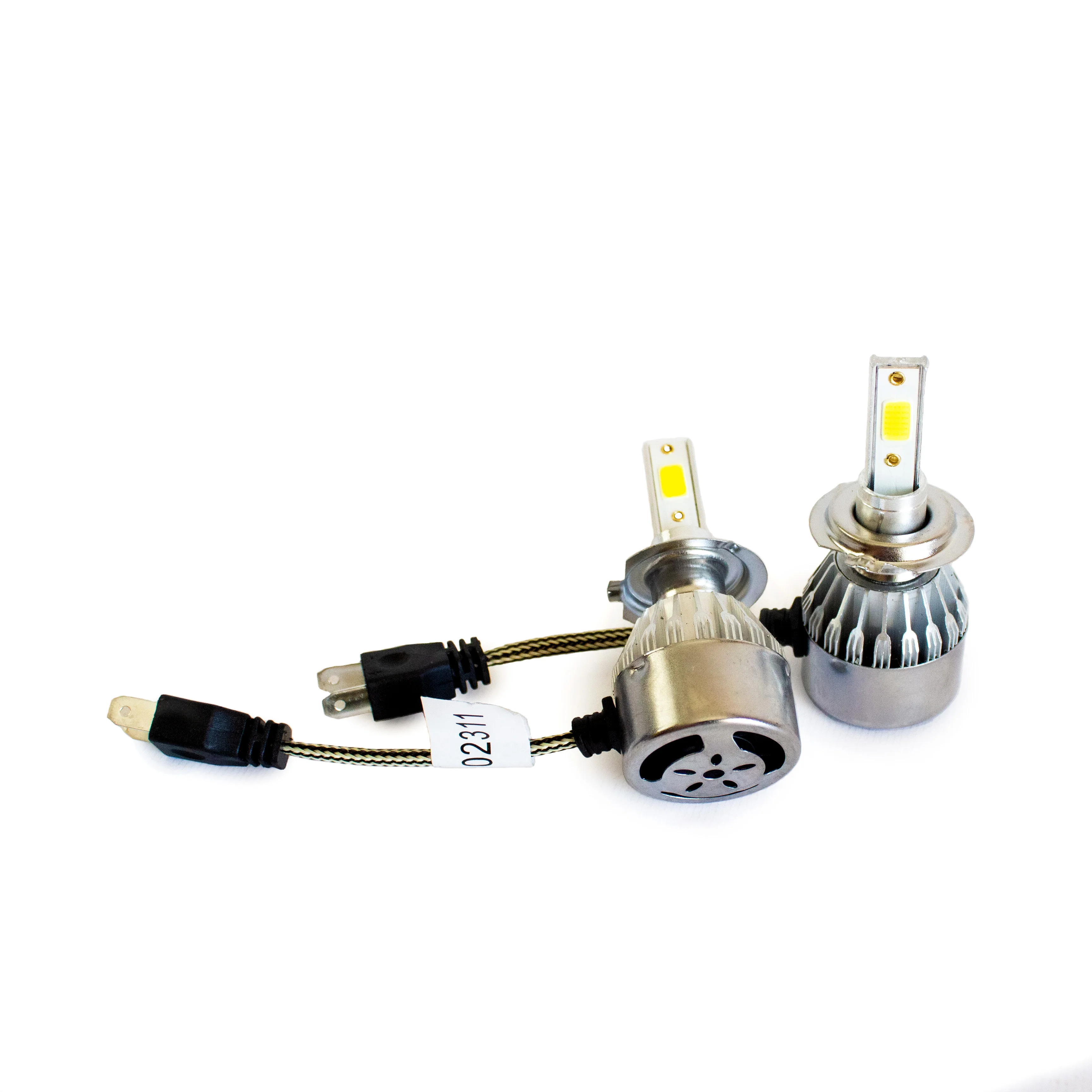 Светодиодные лампы Led C6 H1, H3, H4, H7, H11, H27, HB3, HB4, 36w, 12V, комплект 2 шт