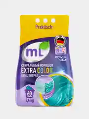 Стиральный порошок для цветного Meine Liebe mL "EXTRA COLOR", формула защиты цвета, 2,4 кг