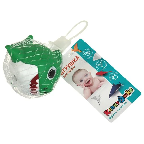Игрушка для купания Капитошка "Акула", 8 см