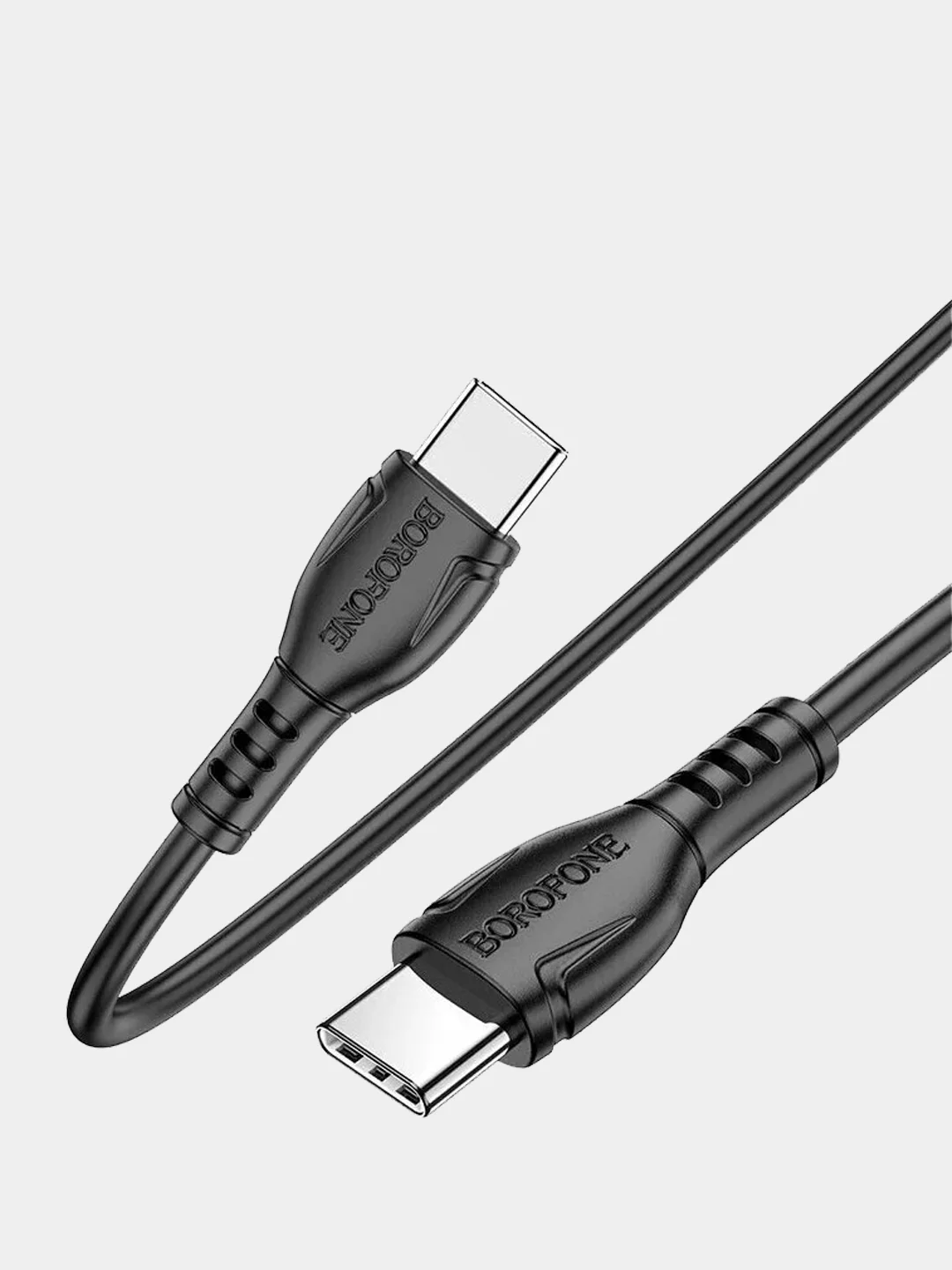 Белый кабель Hoco для Android Type-C, на Type-C Borofone BX51 PD 60W 3A для быстрой зарядки