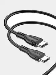 Белый кабель Hoco для Android Type-C, на Type-C Borofone BX51 PD 60W 3A для быстрой зарядки