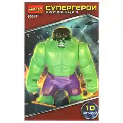 Конструктор Мастер "Супергерои", 10 деталей