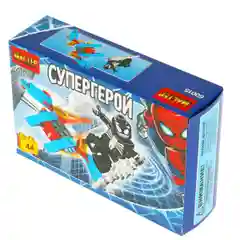 Конструктор Мастер "Супергерои", 44 детали
