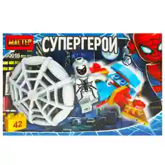 Конструктор Мастер "Супергерои", 42 детали