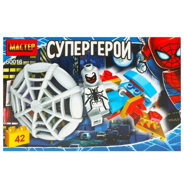Конструктор Мастер "Супергерои", 42 детали