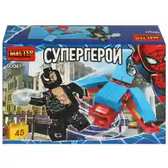 Конструктор Мастер "Супергерои", 45 деталей