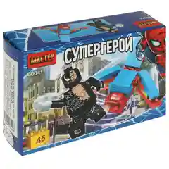 Конструктор Мастер "Супергерои", 45 деталей