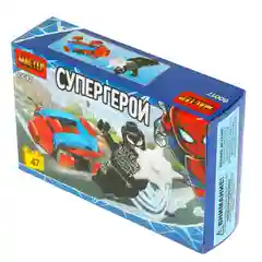 Конструктор Мастер "Супергерои", 47 деталей